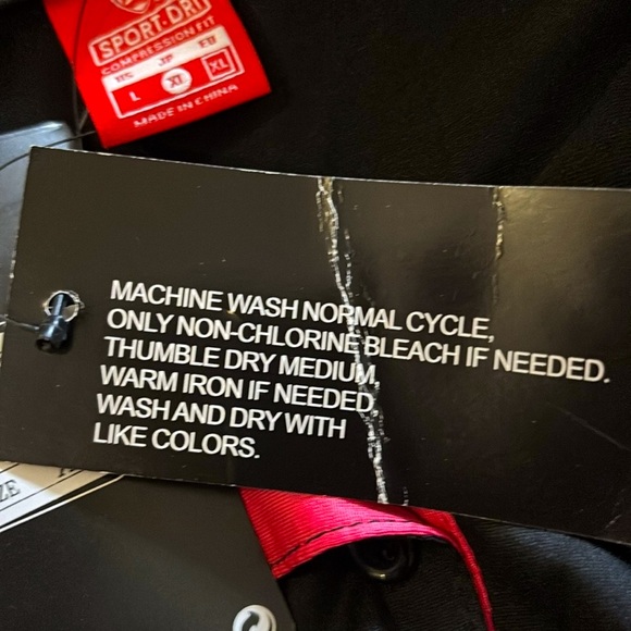 NEW! Black top with pink contrast color trim - Picture 6 of 6